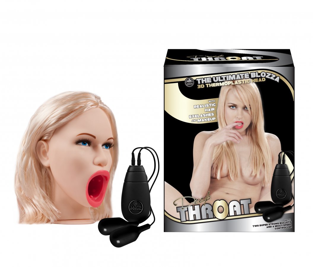 Foto do produto Masturbador Cabeça - Para Oral com Vibro