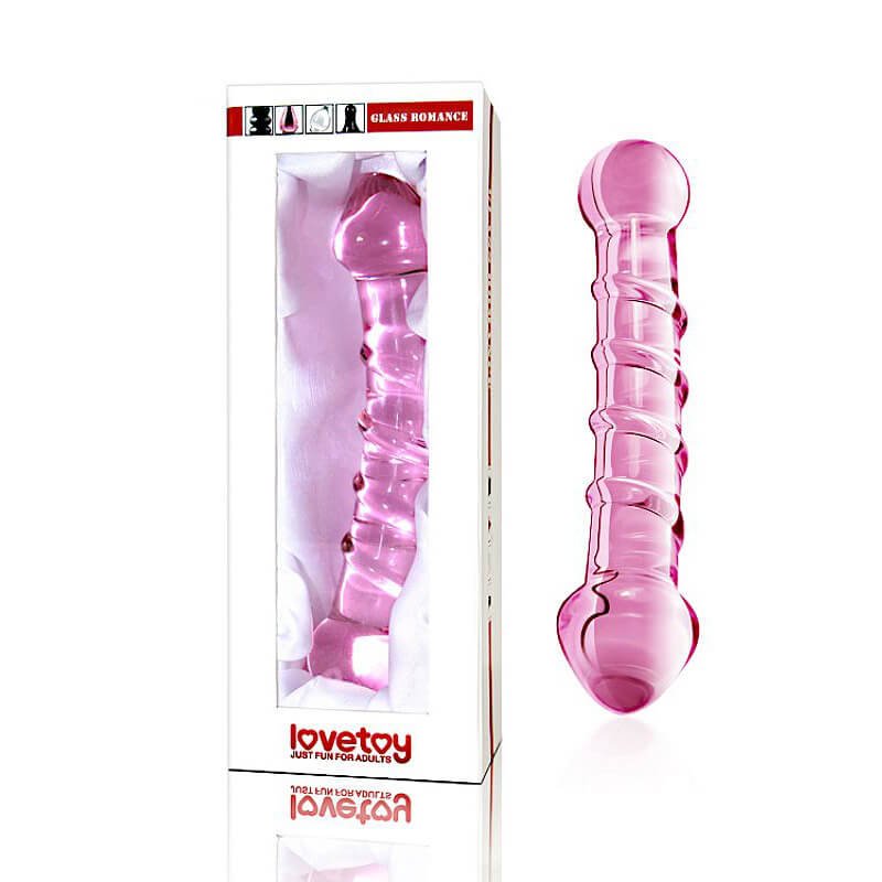 Foto do produto Dildo de Vidro Espiral Rosa