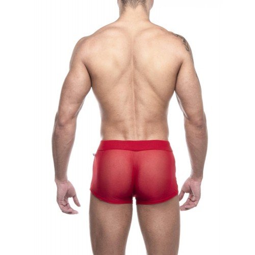 Foto do produto Cueca Boxer em Tule Vermelha