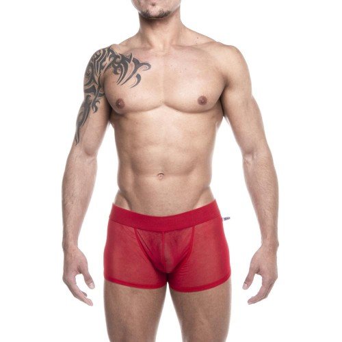 Foto do produto Cueca Boxer em Tule Vermelha