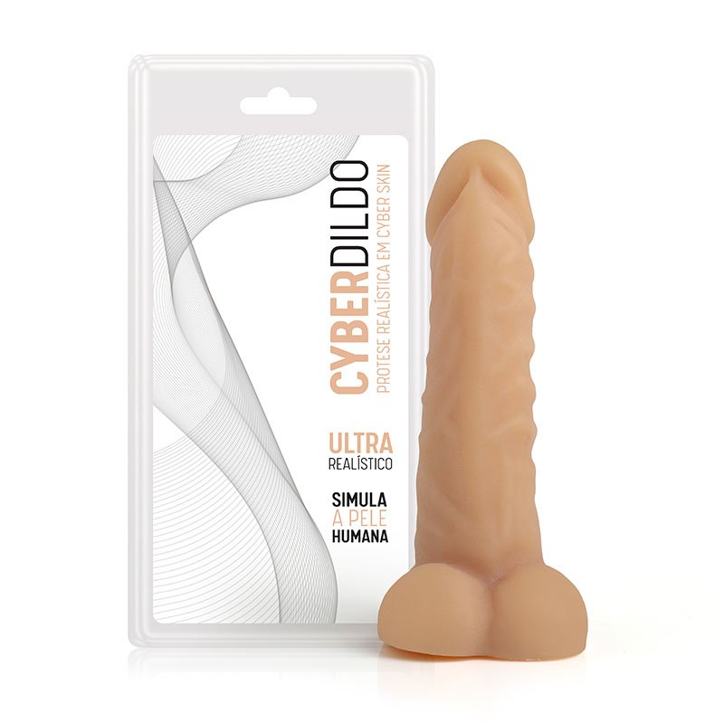 Foto do produto Pênis Nervoso em Cyber Skin Articulado 17x4cm