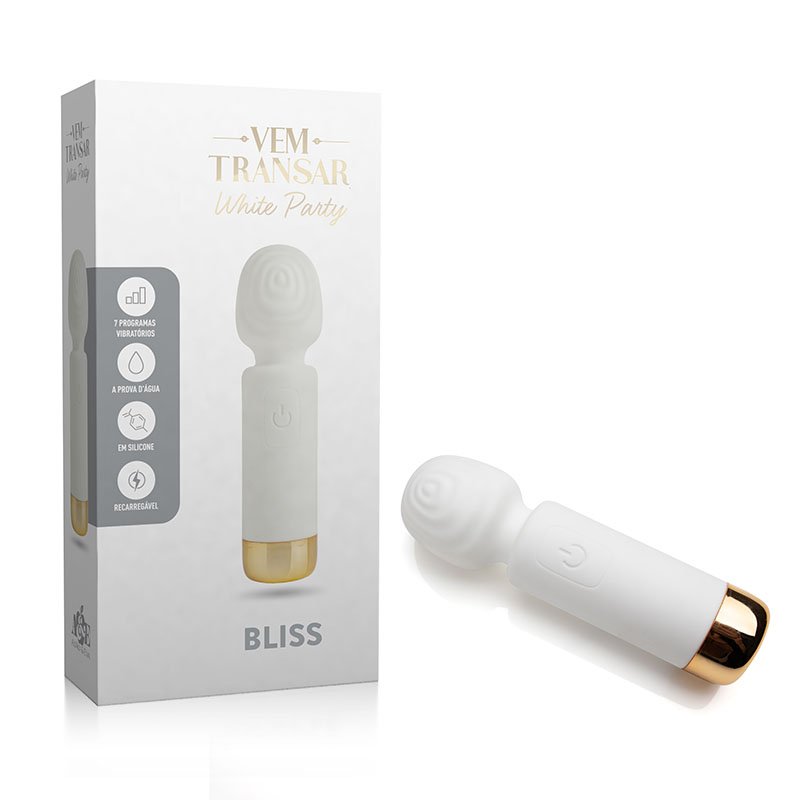 Foto do produto Vibrador Bliss White Party - Varinha Mágica