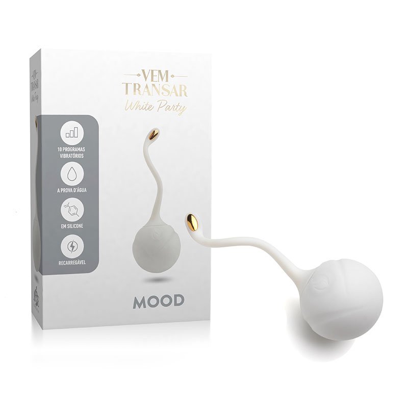 Foto do produto Vibrador Mood White Party - 10 Modos de Vibração