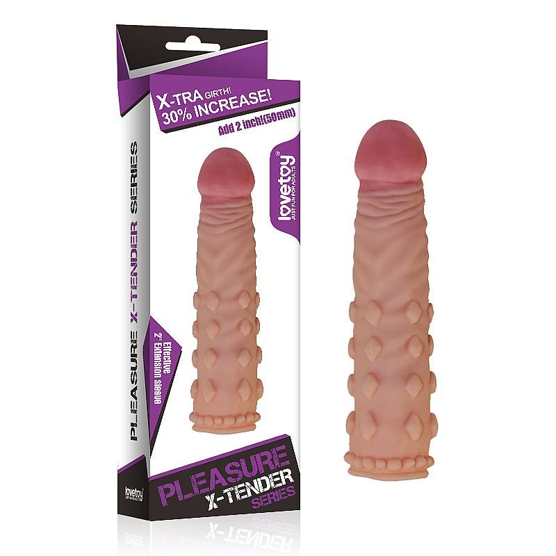 Foto do produto Capa Extensora e Estimuladora Bege - Aumenta 5cm