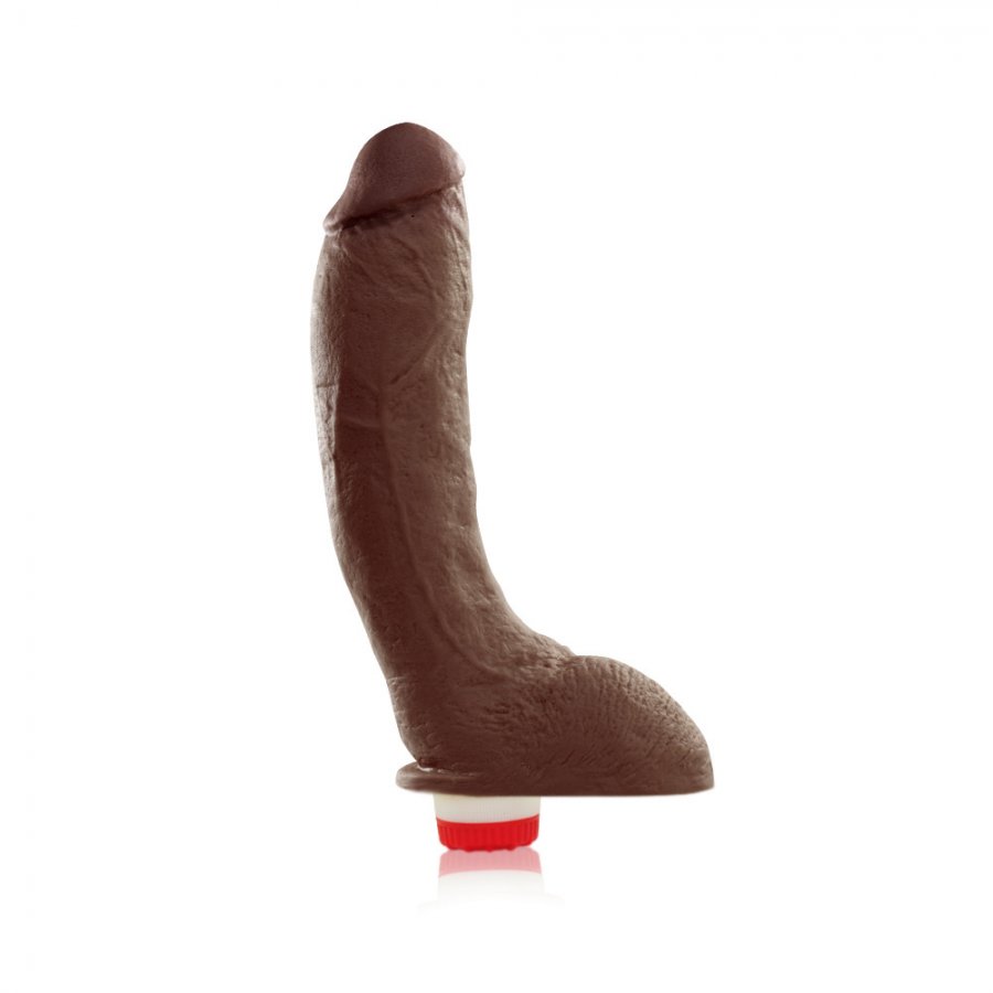 Foto do produto Pênis com Vibro Big Rambo Marrom 24 x 4,5cm