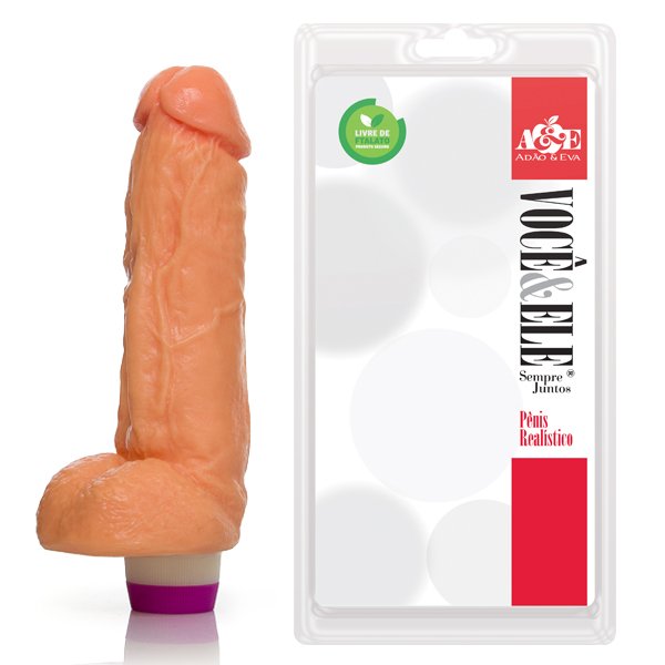 Foto do produto Pênis com Vibro Kong 19,5x5,5cm