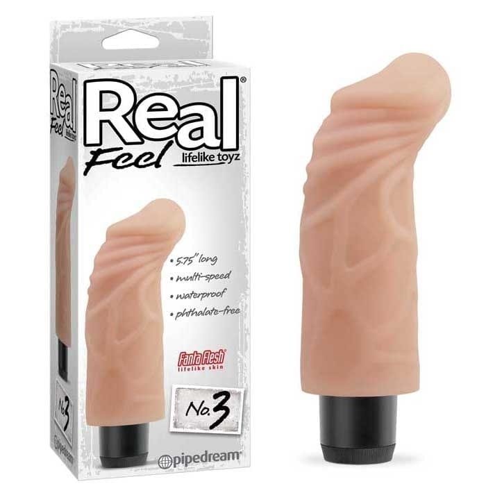 Foto do produto Pênis Vibrador Real Feel  Ponto G - Pipedream 15x4cm