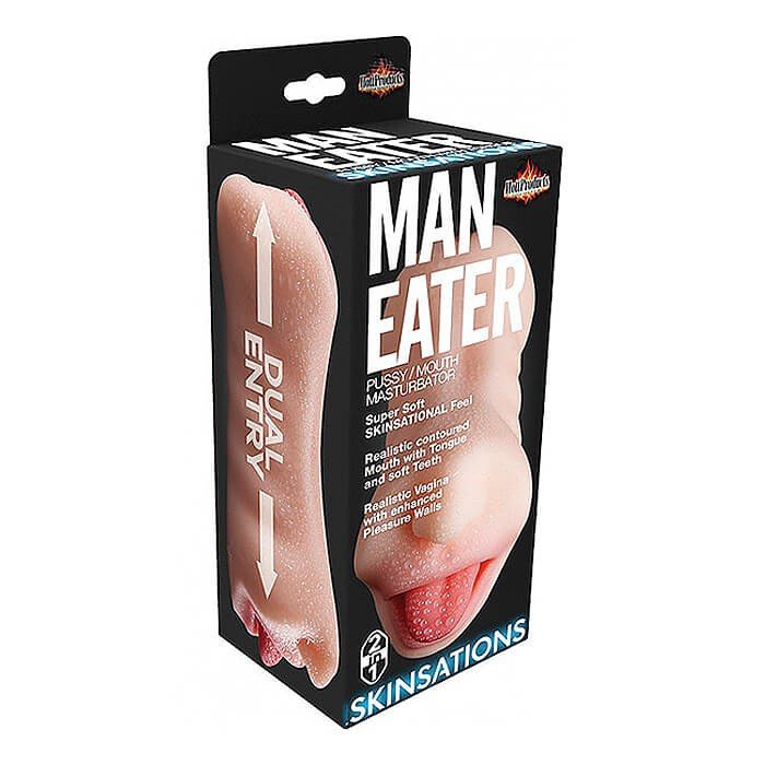 Foto do produto Masturbador Duplo Vagina + Boca