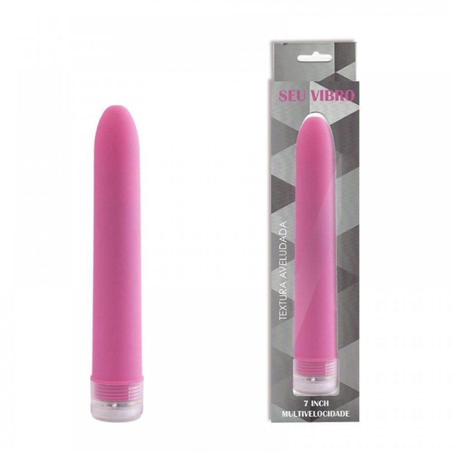 Foto do produto Vibrador Personal Clássico Toque Aveludado Rosa 17cm