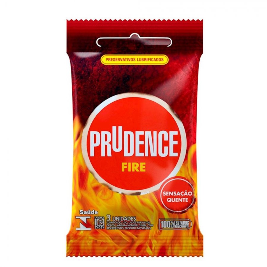 Foto do produto Preservativo Prudence Fire!
