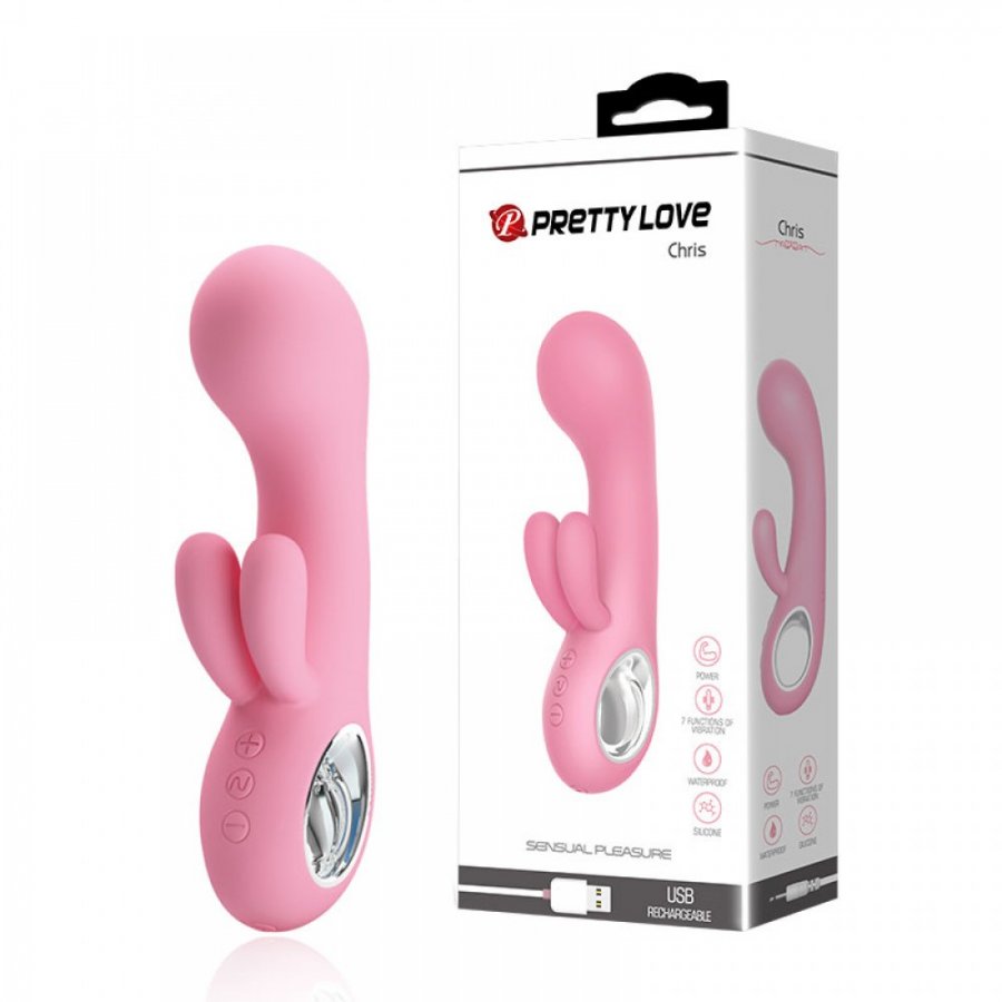 Foto do produto Mini Rabbit Chris - Estimulador Clitoriano Duplo