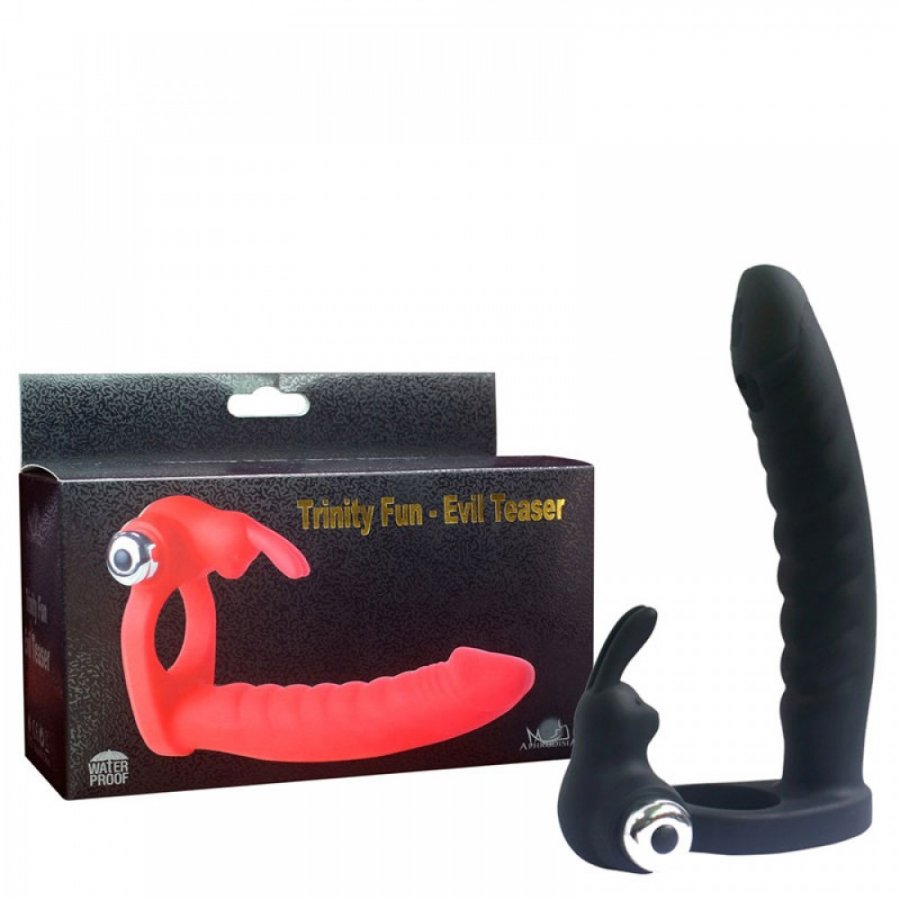 Foto do produto Anel Companheiro com Estimulador Clitoriano - TRINITY FUN