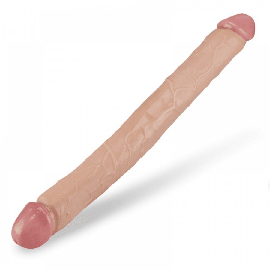 Foto do produto Pênis Duplo 43,5 x 4,6cm com Glande Avantajada - Ultra Double Dildo