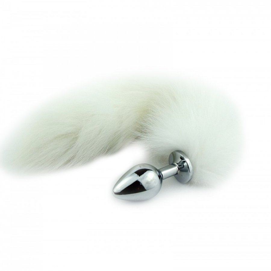 Foto do produto Plug Pequeno Rabinho Branco