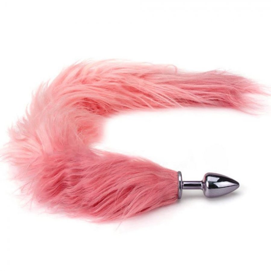Foto do produto Plug Anal com Cauda Rosa Degradê - HARD