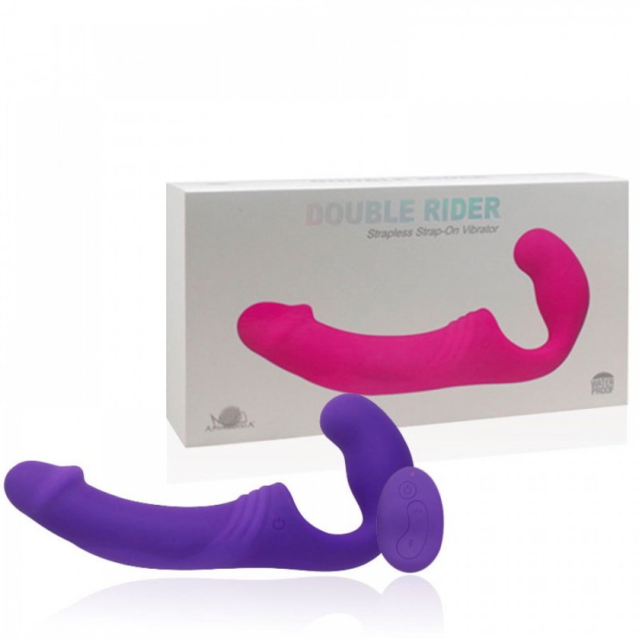 Foto do produto Strapless Recarregável com Controle Wireless -  Double Rider Roxo
